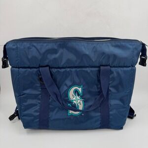 Seattle Mariners MLB Insulated Soft Sided Cooler Bag Navy Blue Logo Brands